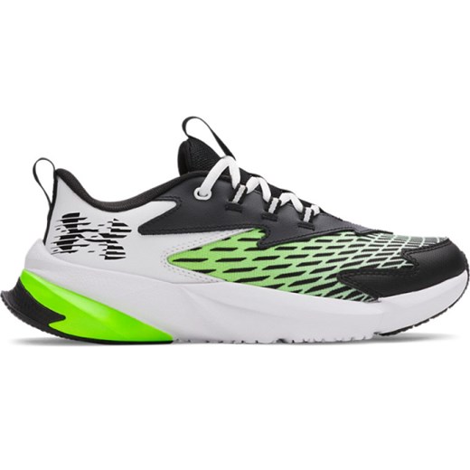 Chłopięce buty do biegania Under Armour UA BGS Scramjet 7 - białe ze sklepu Sportstylestory.com w kategorii Buty sportowe damskie - zdjęcie 184680440