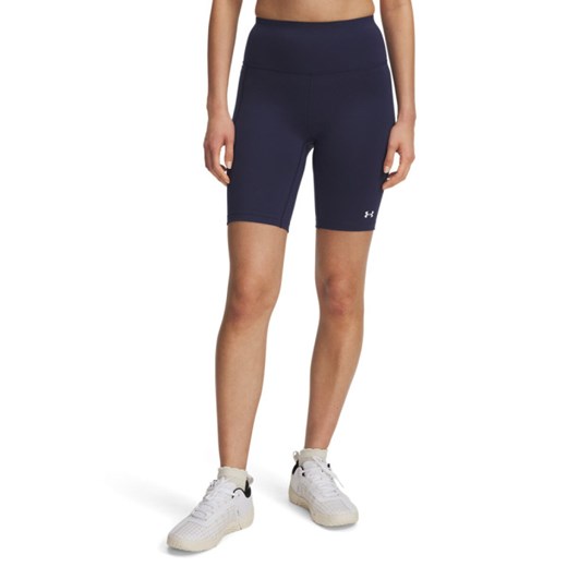 Damskie kolarki treningowe Under Armour Motion Bike Short Emea - granatowe ze sklepu Sportstylestory.com w kategorii Szorty - zdjęcie 184680493