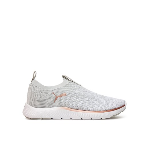 Buty do biegania Puma Softride Remi Slip-On Knit Wn S 309834 02 Szary ze sklepu eobuwie.pl w kategorii Buty sportowe damskie - zdjęcie 184681473