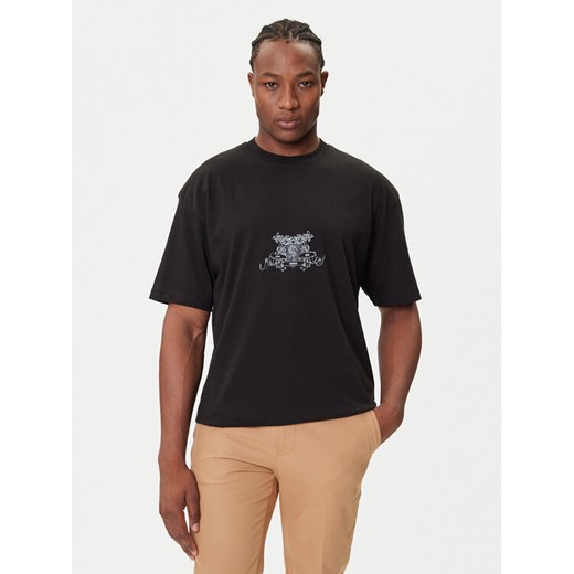 HUGO T-Shirt Duarms 50542817 Czarny Oversize ze sklepu MODIVO w kategorii T-shirty męskie - zdjęcie 184681881