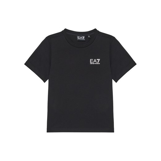 EA7 Emporio Armani T-Shirt 7B000020 AF10378 UC001 Czarny Regular Fit ze sklepu MODIVO w kategorii T-shirty chłopięce - zdjęcie 184681913