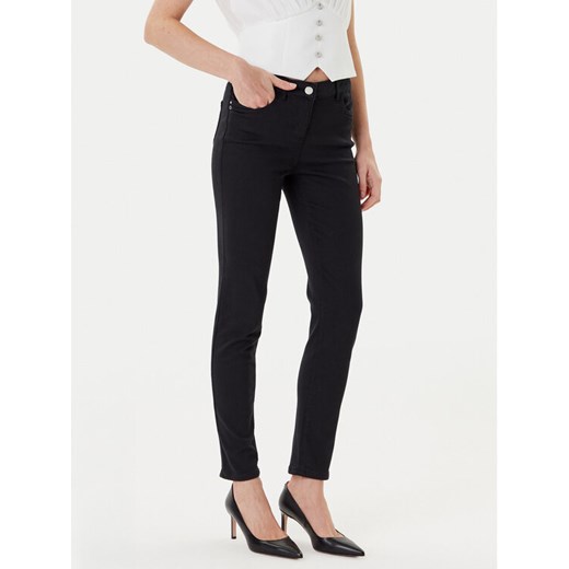 Morgan Jeansy 231-PRETTY Czarny Slim Fit ze sklepu MODIVO w kategorii Jeansy damskie - zdjęcie 184681943