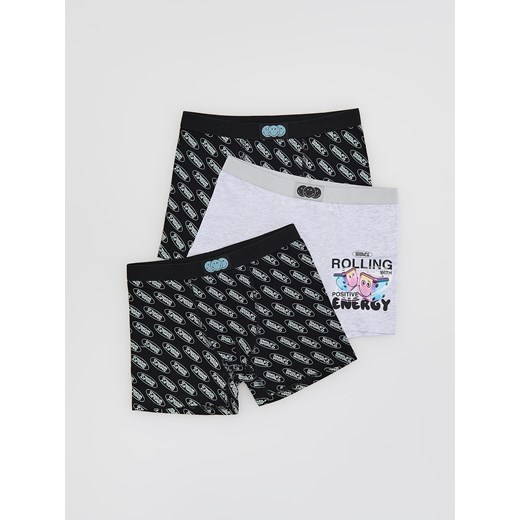 Reserved - Bokserki SmileyWorld® 3 pack - czarny ze sklepu Reserved w kategorii Majtki dziecięce - zdjęcie 184682630