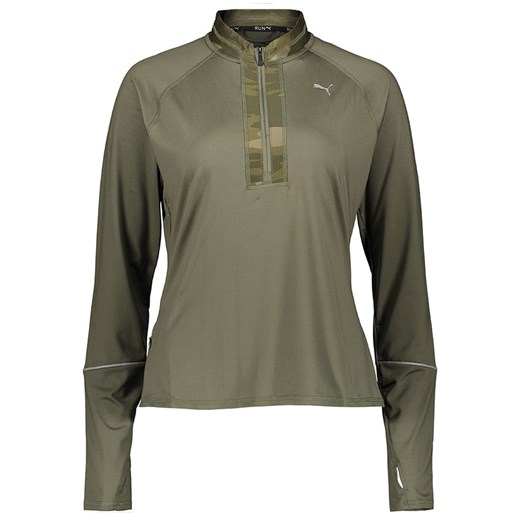 Puma Kurtka funkcyjna &quot;Run Graphic Knit&quot; w kolorze khaki ze sklepu Limango Polska w kategorii Kurtki damskie - zdjęcie 184683372