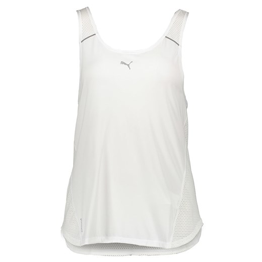 Puma Top funkcyjny &quot;Run Cloudspun Marathon&quot; w kolorze białym ze sklepu Limango Polska w kategorii Bluzki damskie - zdjęcie 184683374
