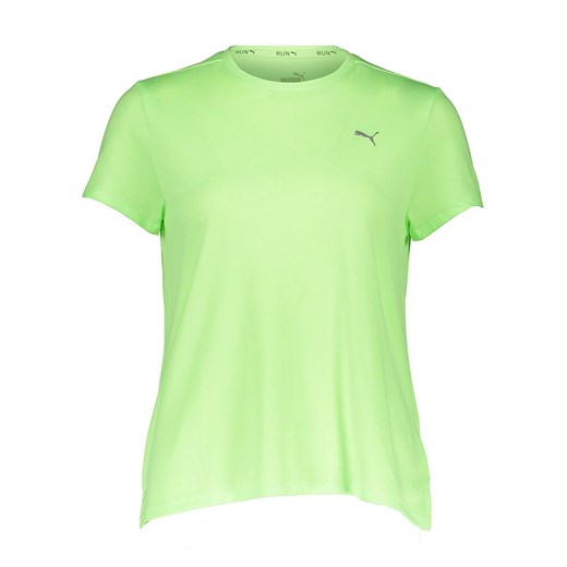 Puma Koszulka funkcyjna &quot;Run Favorite Heather&quot; w kolorze zielonym ze sklepu Limango Polska w kategorii Bluzki damskie - zdjęcie 184683391