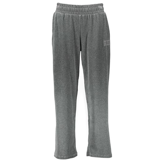 Puma Spodnie dresowe &quot;Essentials Plus Velour&quot; w kolorze szarym ze sklepu Limango Polska w kategorii Spodnie damskie - zdjęcie 184683462