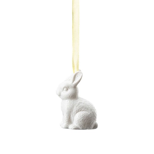 Rosenthal Zawieszka dekoracyjna w kolorze biało-żółtym - dł. 6 cm Rosenthal onesize okazja Limango Polska