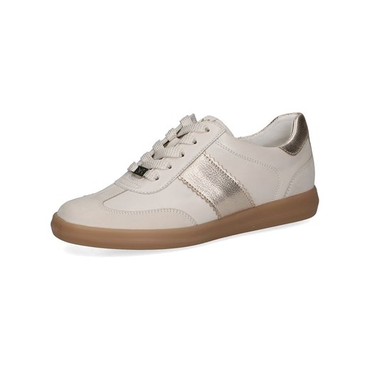 Caprice Skórzane sneakersy w kolorze kremowym ze sklepu Limango Polska w kategorii Buty sportowe damskie - zdjęcie 184683922
