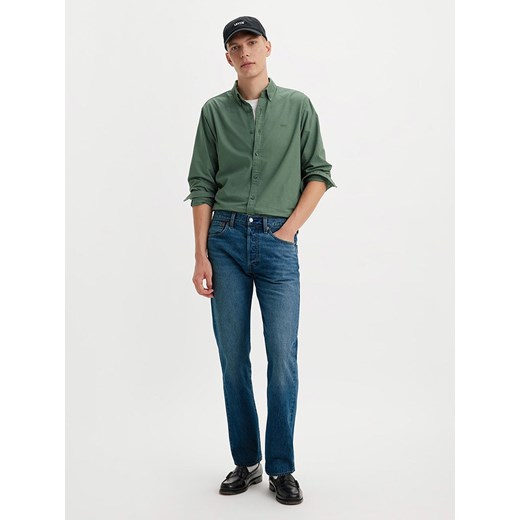 Levi&apos;s Dżinsy &quot;501&quot; - Regular fit - w kolorze niebieskim ze sklepu Limango Polska w kategorii Jeansy męskie - zdjęcie 184684043