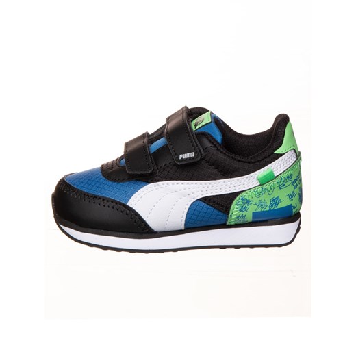 Puma Sneakersy &quot;FUTURE RDIER GRAFFIT&quot; w kolorze niebiesko-zielonym ze sklepu Limango Polska w kategorii Buty sportowe dziecięce - zdjęcie 184684442