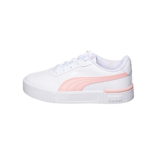 Puma Sneakersy &quot;Carina 2.0 PS&quot; w kolorze biało-jasnoróżowym ze sklepu Limango Polska w kategorii Trampki dziecięce - zdjęcie 184684483