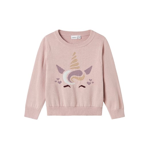 name it Sweter w kolorze jasnoróżowym ze sklepu Limango Polska w kategorii Swetry dziewczęce - zdjęcie 184684820