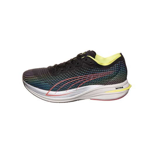 Puma Buty &quot;Deviate Nitro WTR&quot; w kolorze czarno-niebiesko-srebrnym do biegania ze sklepu Limango Polska w kategorii Buty sportowe damskie - zdjęcie 184685472