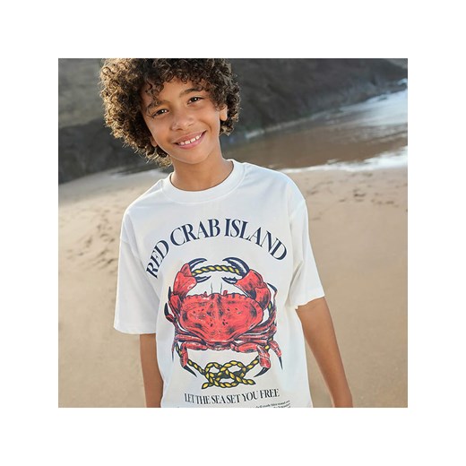 COOL CLUB Koszulka w kolorze białym ze sklepu Limango Polska w kategorii T-shirty chłopięce - zdjęcie 184685943