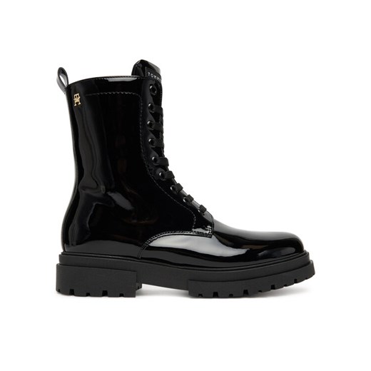 Tommy Hilfiger Trapery Lace-Up Bootie T4A5-34025-0775 D Czarny ze sklepu MODIVO w kategorii Buty zimowe dziecięce - zdjęcie 184686773