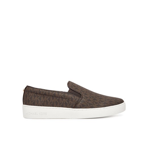 MICHAEL Michael Kors Tenisówki Keaton Slip On 43F7KTFP1B Brązowy ze sklepu MODIVO w kategorii Trampki damskie - zdjęcie 184686800