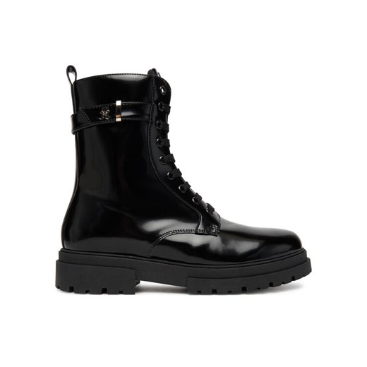 Tommy Hilfiger Trapery Lace-Up Bootie T4A5-34028-1453 D Czarny ze sklepu MODIVO w kategorii Buty zimowe dziecięce - zdjęcie 184686811