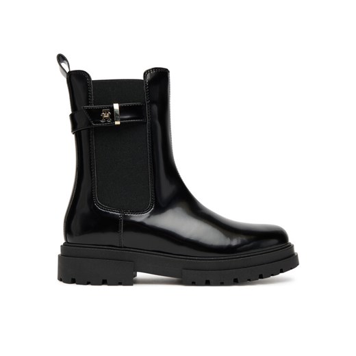 Tommy Hilfiger Botki Chelsea Boot T4A5-34029-1453 Czarny ze sklepu MODIVO w kategorii Buty zimowe dziecięce - zdjęcie 184686873