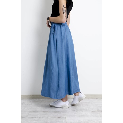 SPÓDNICA MAXI- NIEBIESKA ze sklepu olika.com.pl w kategorii Spódnice - zdjęcie 184687562