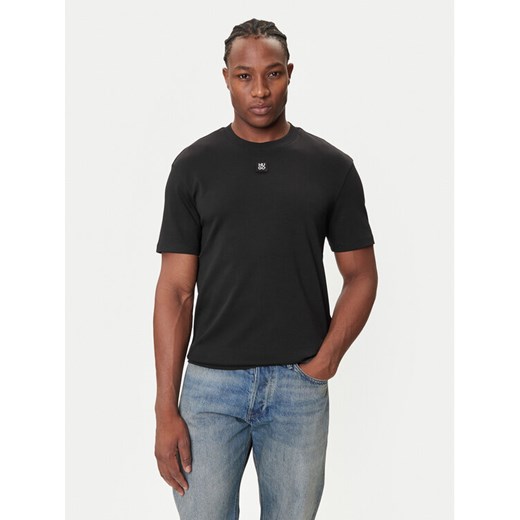 HUGO T-Shirt Dalile 50505201 Czarny Regular Fit ze sklepu MODIVO w kategorii T-shirty męskie - zdjęcie 184688532