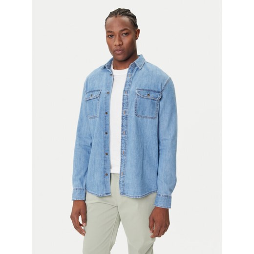 Tommy Jeans Koszula jeansowa DM0DM21727 Niebieski Regular Fit ze sklepu MODIVO w kategorii Koszule męskie - zdjęcie 184688542