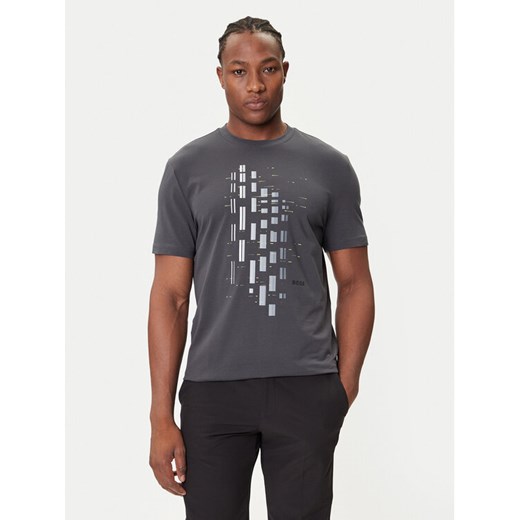BOSS T-Shirt GRX Zone 50543808 Szary Regular Fit ze sklepu MODIVO w kategorii T-shirty męskie - zdjęcie 184688614