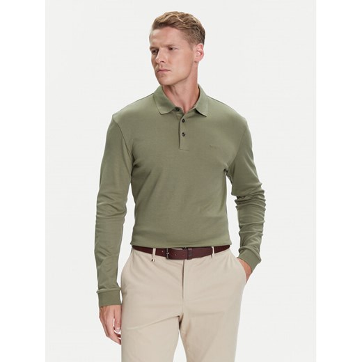 BOSS Polo Pado 30 50468392 Zielony Regular Fit ze sklepu MODIVO w kategorii T-shirty męskie - zdjęcie 184688634