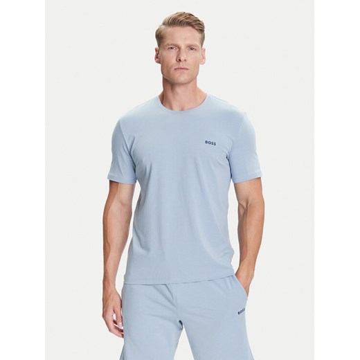 BOSS T-Shirt Mix&Match 50515312 Błękitny Regular Fit ze sklepu MODIVO w kategorii T-shirty męskie - zdjęcie 184688640