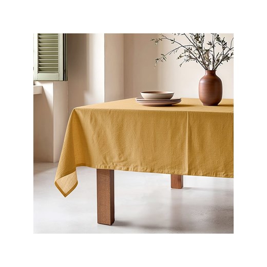 Mint Rugs Obrus &quot;Bria&quot; w kolorze musztardowym Mint Rugs 155x155 cm Limango Polska okazja