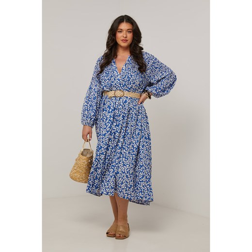 Curvy Lady Sukienka w kolorze niebieskim ze sklepu Limango Polska w kategorii Sukienki - zdjęcie 184689532