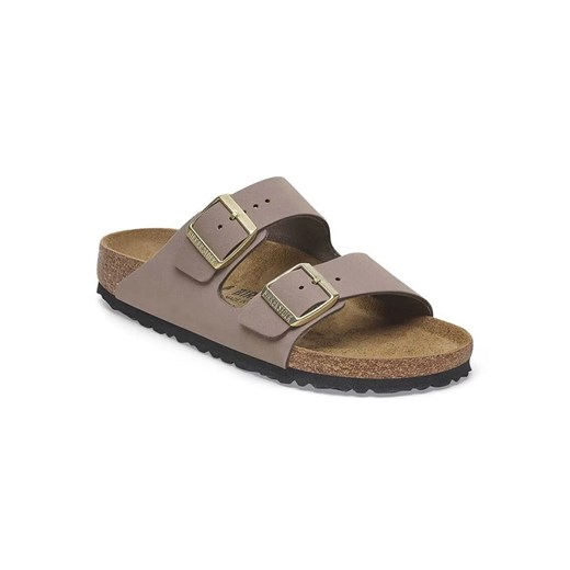 Birkenstock Skórzane klapki &quot;Arizona&quot; w kolorze fioletowym 37 okazyjna cena Limango Polska
