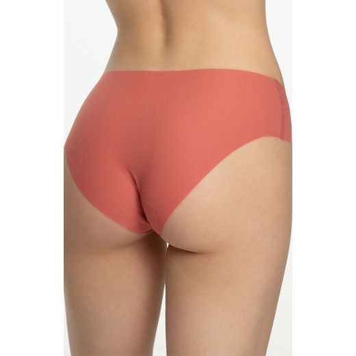 Bezszwowe figi damskie koralowe Mousse Classic, Kolor koralowy, Rozmiar M/L, Julimex ze sklepu Intymna w kategorii Majtki damskie - zdjęcie 184689810