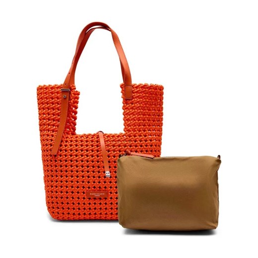GIANNI CHIARINI Shopperka + saszetka Ava | z dodatkiem skóry ze sklepu Gomez Fashion Store w kategorii Torby Shopper bag - zdjęcie 184689872