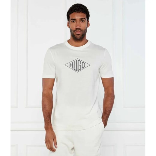 HUGO T-shirt Dalendi | Regular Fit ze sklepu Gomez Fashion Store w kategorii T-shirty męskie - zdjęcie 184690540