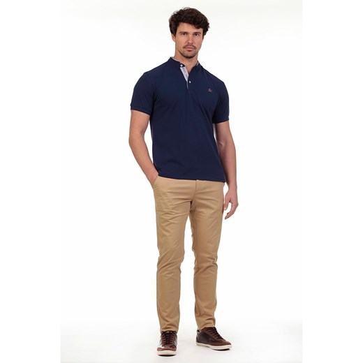 The Time of Bocha Koszulka polo w kolorze granatowym ze sklepu Limango Polska w kategorii T-shirty męskie - zdjęcie 184690932
