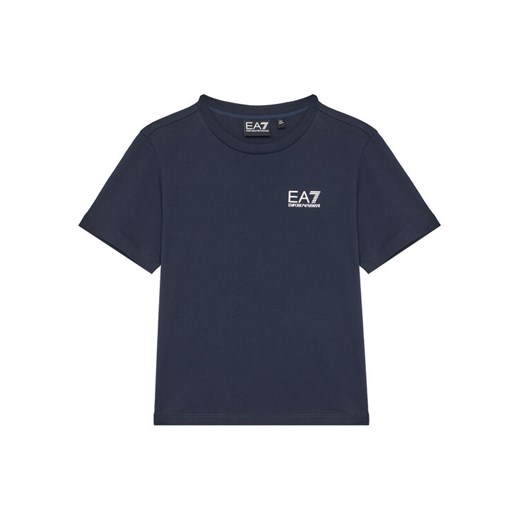 EA7 Emporio Armani T-Shirt 7B000020 AF10378 UB102 Granatowy Regular Fit ze sklepu MODIVO w kategorii T-shirty chłopięce - zdjęcie 184691082