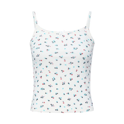 Tommy Jeans Top damski Kobiety écru wzorzysty ze sklepu vangraaf w kategorii Bluzki damskie - zdjęcie 184691670