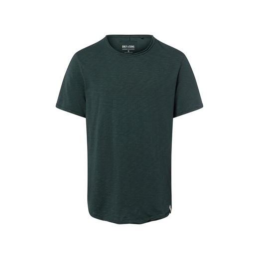 Only&Sons Koszulka męska - ONSBenne Mężczyźni Bawełna jodłowy jednolity ze sklepu vangraaf w kategorii T-shirty męskie - zdjęcie 184691683