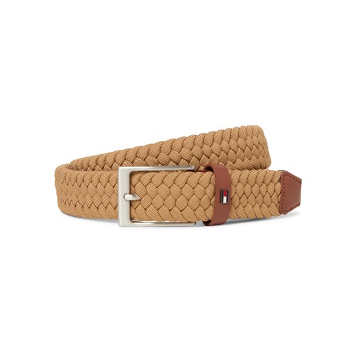 Tommy Hilfiger Pleciony pasek - Layton Mężczyźni Sztuczne włókno wielbłądzi jednolity ze sklepu vangraaf w kategorii Paski męskie - zdjęcie 184691722