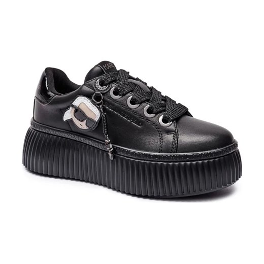 Karl Lagerfeld Skórzane sneakersy KREEPER ze sklepu Gomez Fashion Store w kategorii Buty sportowe damskie - zdjęcie 184692284