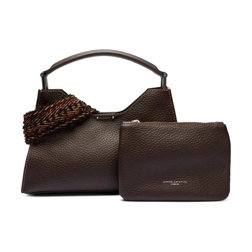GIANNI CHIARINI Skórzany kuferek + saszetka AURORA ze sklepu Gomez Fashion Store w kategorii Kuferki - zdjęcie 184692293