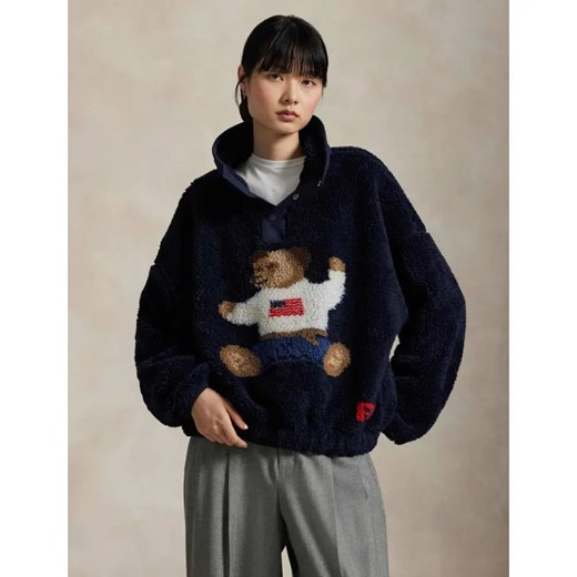 POLO RALPH LAUREN Polarowa bluza | Oversize fit ze sklepu Gomez Fashion Store w kategorii Bluzy damskie - zdjęcie 184692431