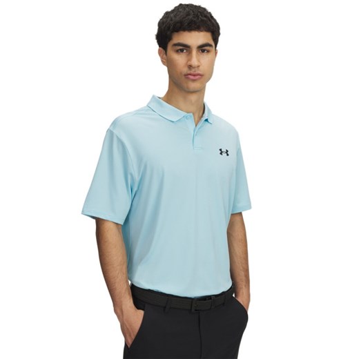 Męska koszulka polo Under Armour UA Matchplay Polo - niebieska ze sklepu Sportstylestory.com w kategorii T-shirty męskie - zdjęcie 184693521