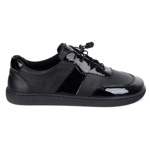 Olivier Buty Damskie Barefoot Skóra Minimalistyczne Szerokie Aria floter czarny ze sklepu ButyModne.pl w kategorii Mokasyny męskie - zdjęcie 184693761