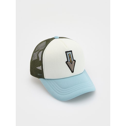 Reserved - Czapka trucker z haftem - wielobarwny Reserved ONE SIZE Reserved okazja