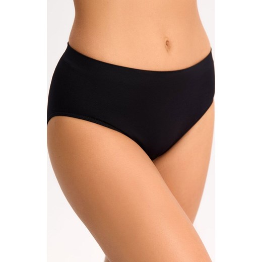 Gaia figi damskie bezszwowe bikini czarne Mirela 008, Kolor czarny, Rozmiar 2XL, Gaia ze sklepu Intymna w kategorii Majtki damskie - zdjęcie 184695920