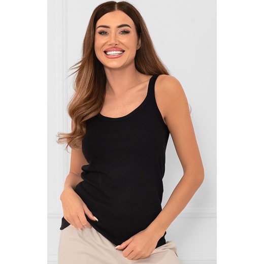 Koszulka damska wąskie ramiączko Salsa, Kolor czarny, Rozmiar S, Italian Fashion ze sklepu Intymna w kategorii Podkoszulki i halki - zdjęcie 184695942