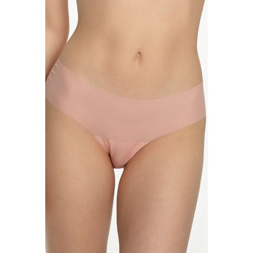 Bezszwowe figi damskie brzoskwiniowe Mousse Classic, Kolor brzoskwiniowy, Rozmiar M/L, Julimex ze sklepu Intymna w kategorii Majtki damskie - zdjęcie 184695951