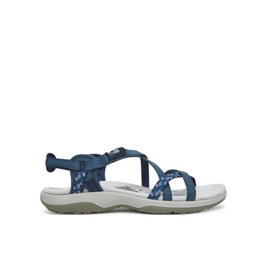 Sandały Skechers 40955 NVY Granatowy ze sklepu eobuwie.pl w kategorii Sandały damskie - zdjęcie 184696031